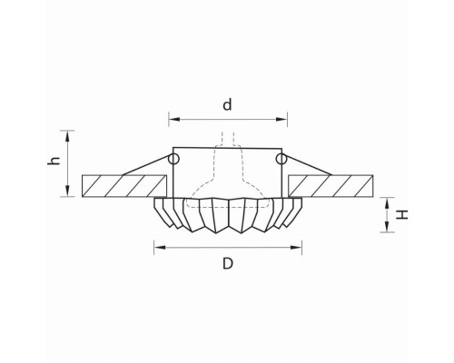 Встраиваемый светильник Lightstar Solo Ray 002120