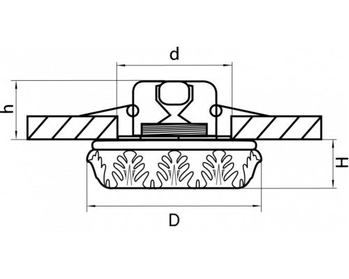 Встраиваемый светильник Lightstar Torcea 006332