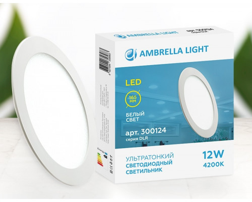 Встраиваемый светодиодный светильник Ambrella light Present 300124