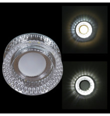 Встраиваемый светильник с LED подсветкой Reluce 71090-9.0-001D MR16 +LED3W WT (1390157)