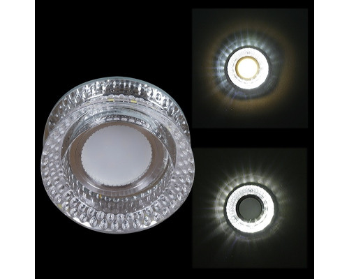 Встраиваемый светильник с LED подсветкой Reluce 71090-9.0-001D MR16 +LED3W WT (1390157)