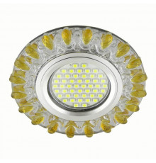 Встраиваемый светильник с LED подсветкой Fametto Luciole DLS-L148 Gu5.3 Glassy/Gold (UL-00003900)