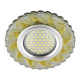 Встраиваемый светильник с LED подсветкой Fametto Luciole DLS-L139 Gu5.3 Glassy/Gold (UL-00003872)