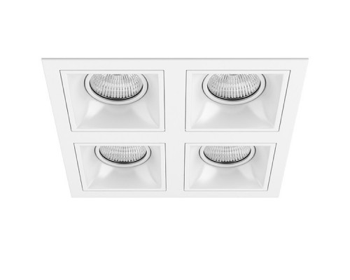 D54606060606 Встраиваемый точечный светильник Domino Quadro Lightstar (комплект из 214546+214506+214506+214506+214506)