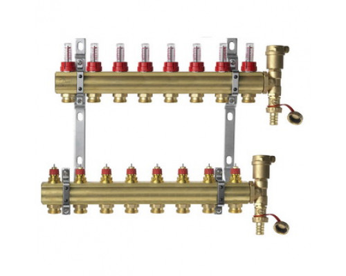 Комплект коллекторов Danfoss FHF-8F set, 8 контуров