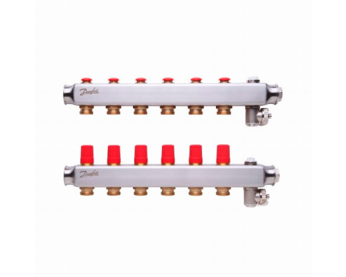 Коллекторы Danfoss SSM-6 для 6 контуров