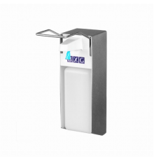 Дозатор для жидкого мыла BXG ESD -1000 локтевой (алюминиевый сплав и пластик)