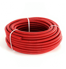 Труба гофрированная Heisskraft CorrugatedPipe 25mm 50m (Red)