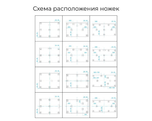 Душевой поддон прямоугольный RGW ST-W Белый (1000x1200)