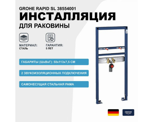 Инсталляция Grohe