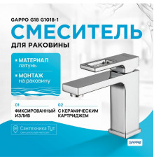 Смеситель для раковины Gappo