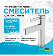 Смеситель для раковины Hansgrohe