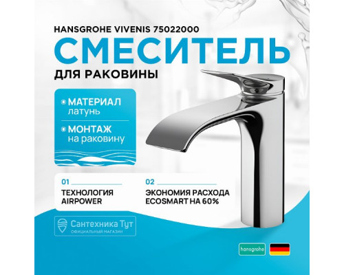 Смеситель для раковины Hansgrohe