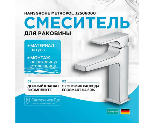 Смеситель для раковины Hansgrohe