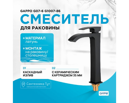 Смеситель для раковины Gappo