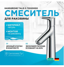 Смеситель для раковины Hansgrohe