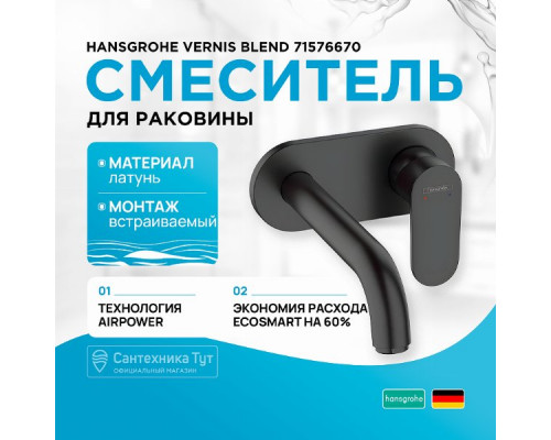 Смеситель для раковины Hansgrohe