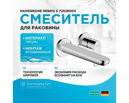 Смеситель для раковины Hansgrohe