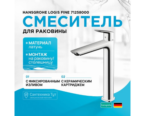 Смеситель для раковины Hansgrohe