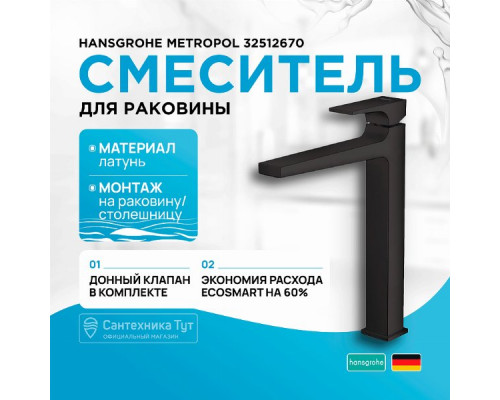 Смеситель для раковины Hansgrohe