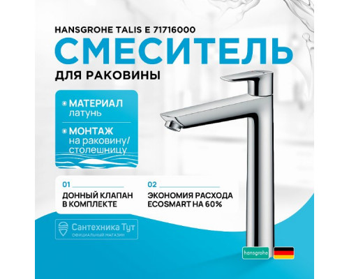 Смеситель для раковины Hansgrohe