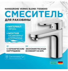 Смеситель для раковины Hansgrohe