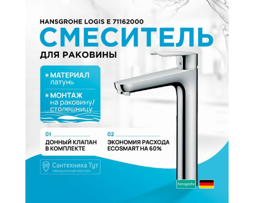 Смеситель для раковины Hansgrohe