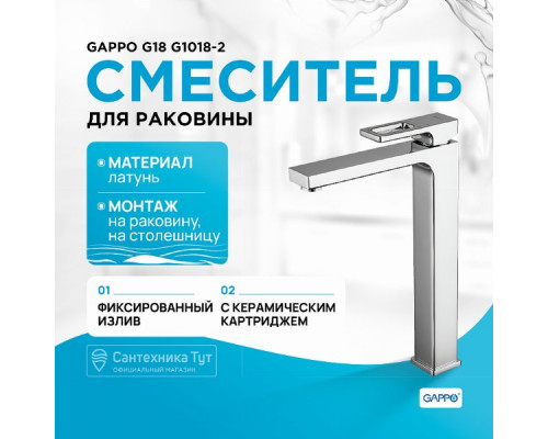 Смеситель для раковины Gappo