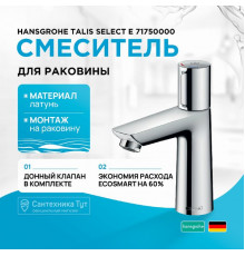 Смеситель для раковины Hansgrohe