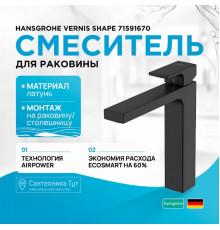 Смеситель для раковины Hansgrohe