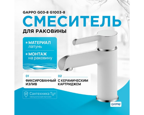 Смеситель для раковины Gappo