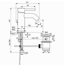 Смеситель для раковины Ideal Standard