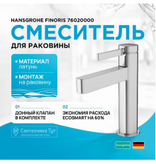 Смеситель для раковины Hansgrohe