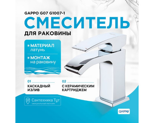 Смеситель для раковины Gappo