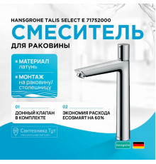 Смеситель для раковины Hansgrohe