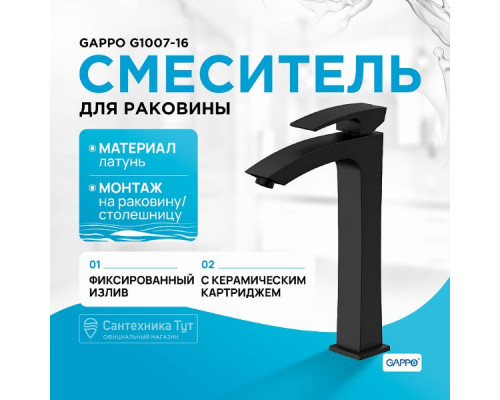 Смеситель для раковины Gappo