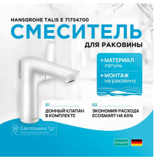 Смеситель для раковины Hansgrohe