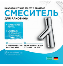 Смеситель для раковины Hansgrohe