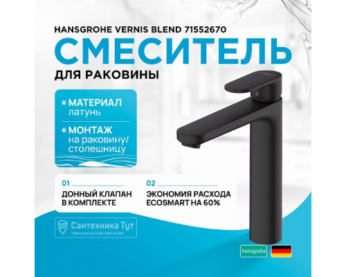 Смеситель для раковины Hansgrohe